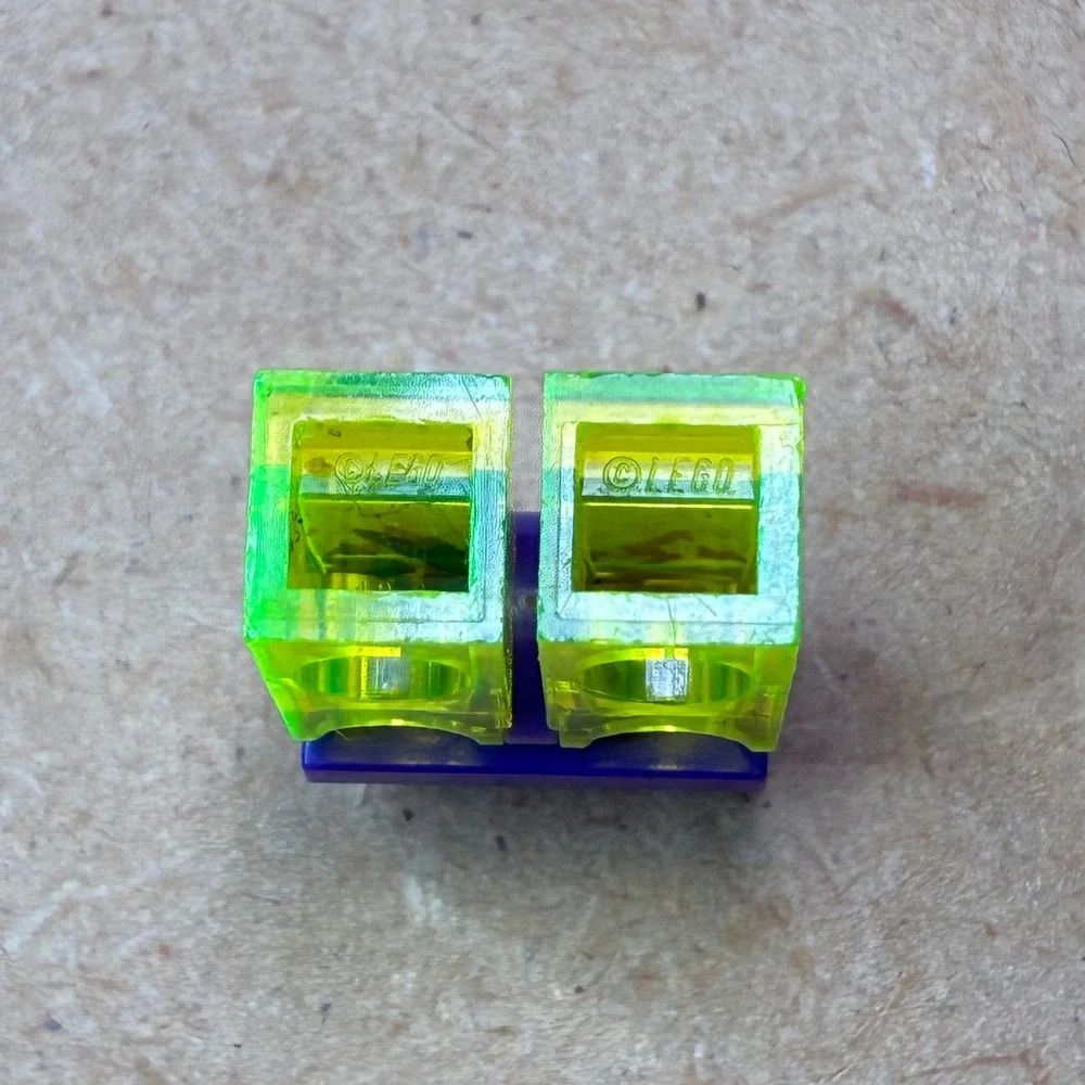 LEGO Ninjago Ghost Minifigure Legs Trans-Neon Green Purple Hips